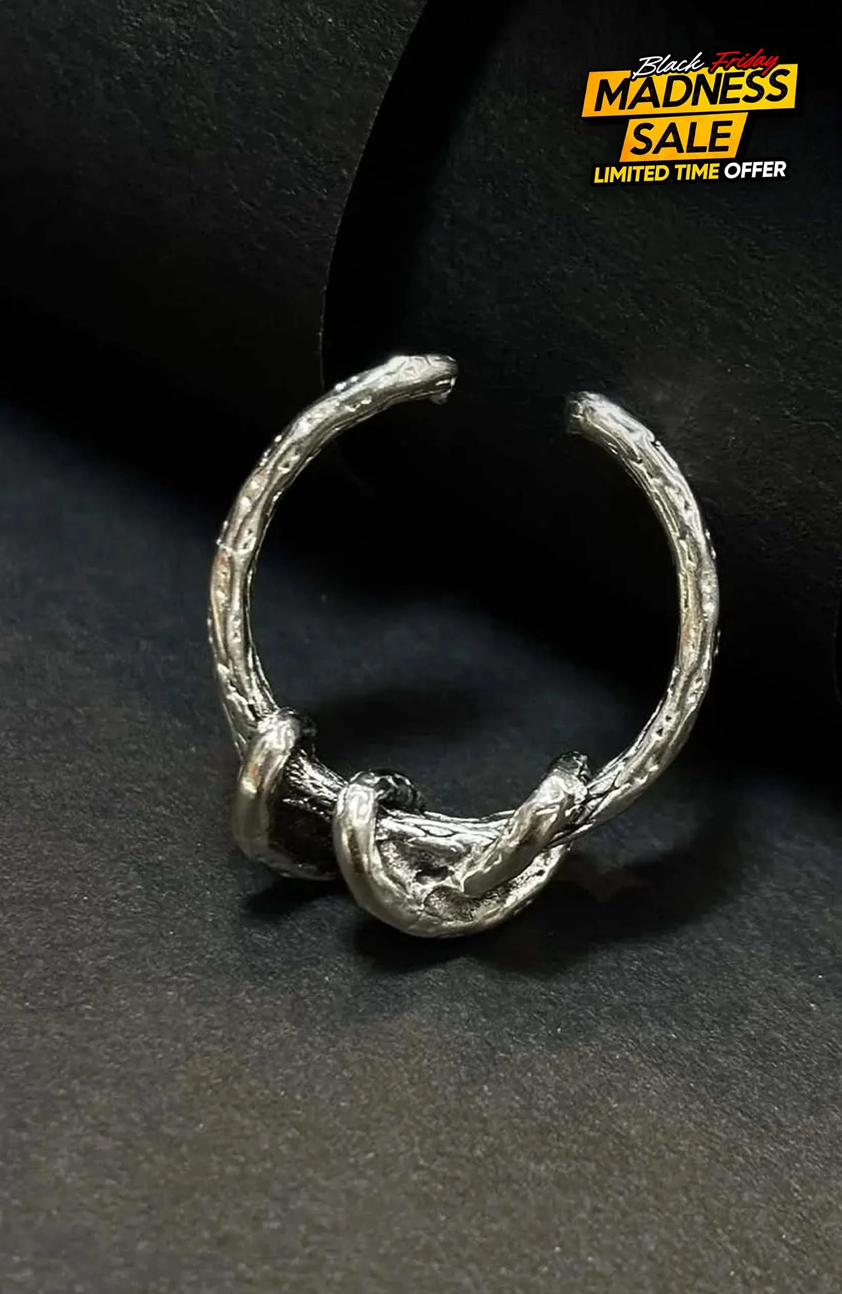 The Knotborn Ring|Unisex Jewellery - Silver / Unisex - Rings