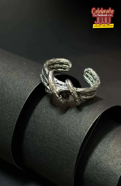 The Knotborn Ring|Unisex Jewellery Silver / Unisex Rings