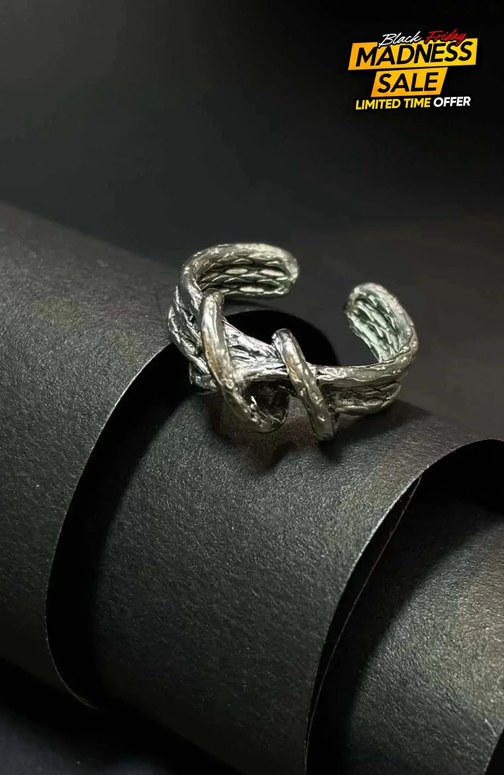 The Knotborn Ring|Unisex Jewellery - Silver / Unisex - Rings