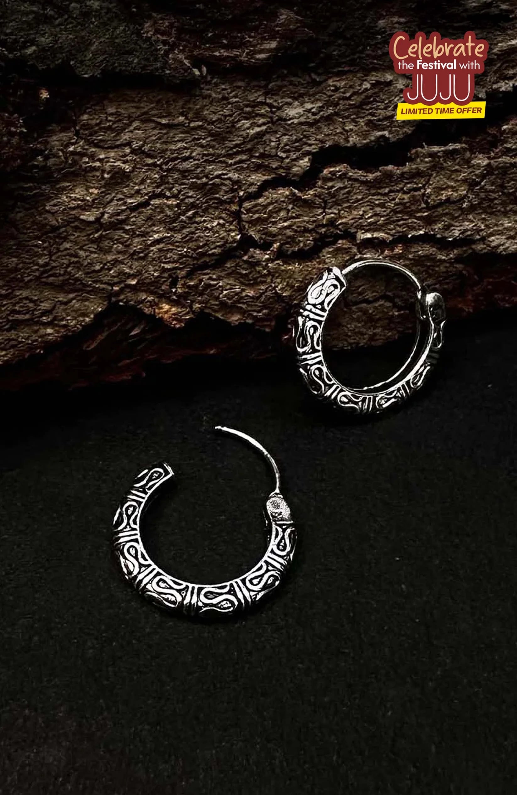 Tribal Loop|Unisex Jewellery Silver / Unisex