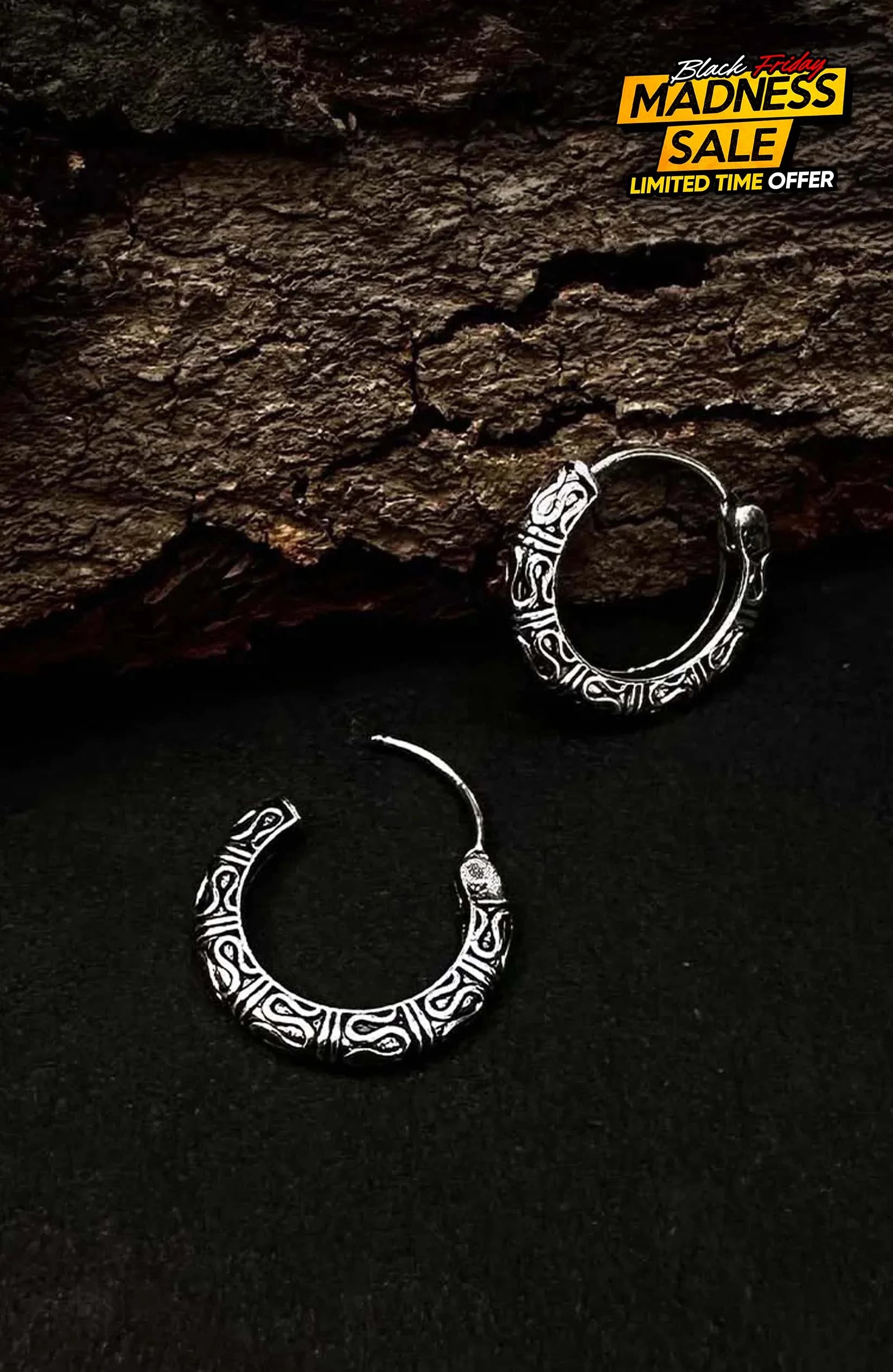 Tribal Loop|Unisex Jewellery - Silver / Unisex
